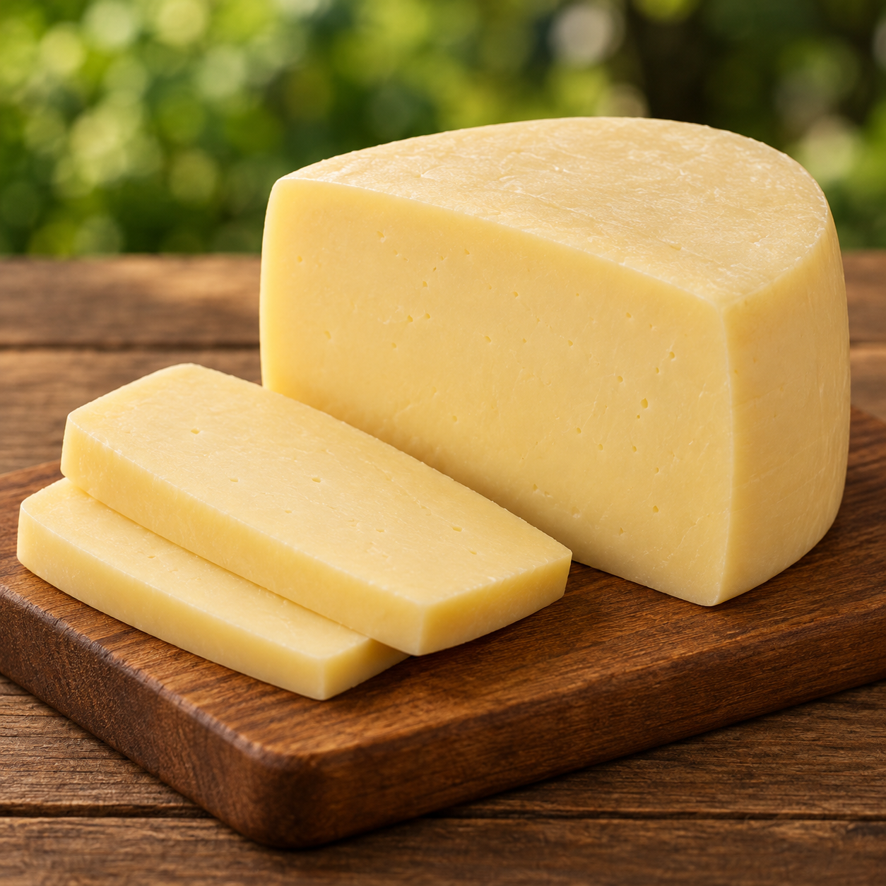 Yellow cheese (kashkaval)